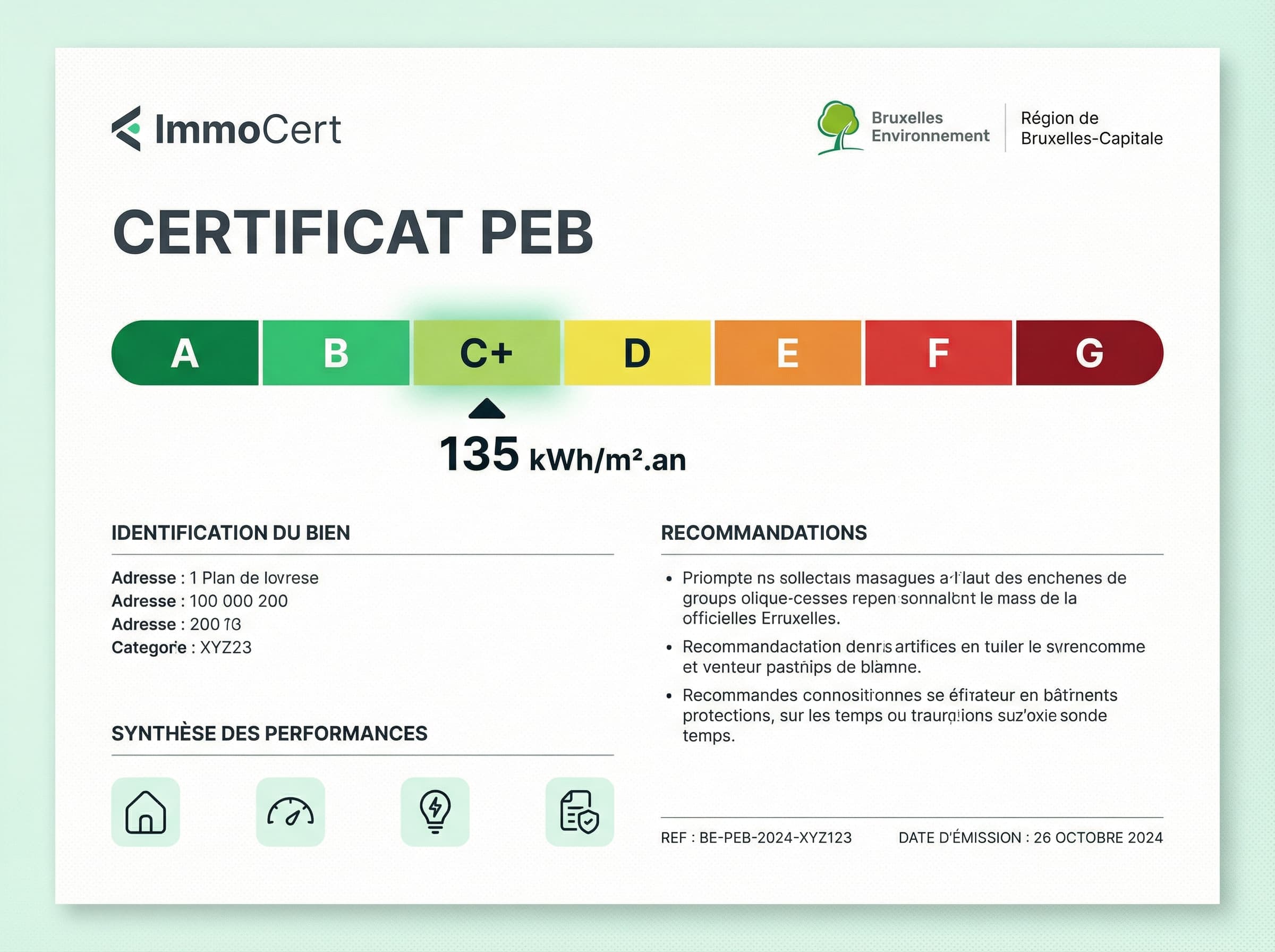 Guide sur la validite d'un certificat PEB en Wallonie